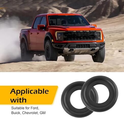 25 PCS M14 Oil Drain Plug Gasket, Rubber Crush Washer Seal, OEM #F5TZ-6734-BA 097-139 5066453 72907 20453, Compatible with Ford Lincoln Mercury Escape (Black) in Kuwait