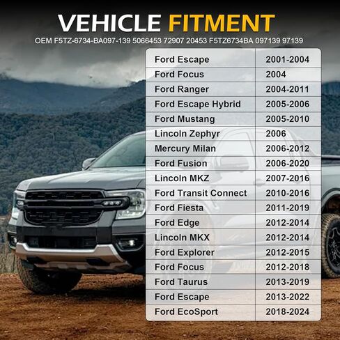 25 PCS M14 Oil Drain Plug Gasket, Rubber Crush Washer Seal, OEM #F5TZ-6734-BA 097-139 5066453 72907 20453, Compatible with Ford Lincoln Mercury Escape (Black) in Kuwait