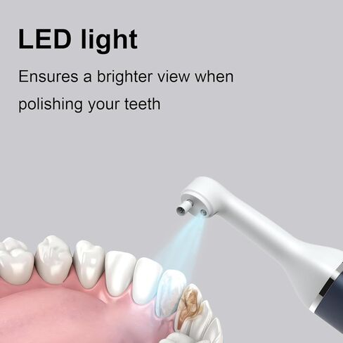 Heartyfly Dental Tools, Electric Tooth Polisher & Manual Teeth Cleaning Kit for Cleaning and Polishing of Tooth, 2 in 1 Dental Tools Kit for Complete Dental Care in Kuwait