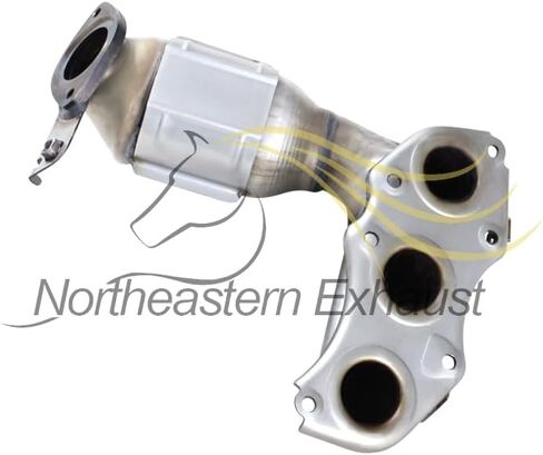 Northeastern Exhaust | Stainless Steel Muffler and Resonator Assembly Compatible for 2010-2015 Lexus RX350 3.5L | Free Gasket, Clamps and Bolt Kit Included in Saudi Arabia