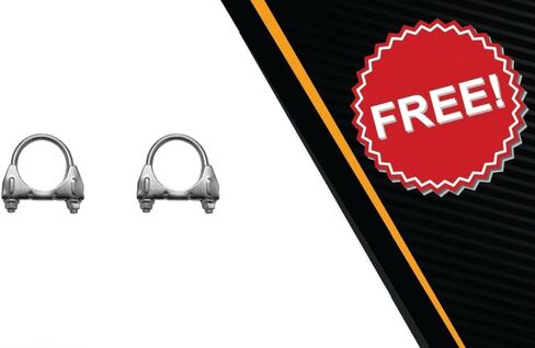 Exhaust Muffler & Tailpipe Kit Compatible for 2009-2010 Pontiac Vibe 2.4L | Stainless Steel | Northeastern Exhaust | Free Clamps Included | Automotive Replacement Part | Direct-Fit in Saudi Arabia