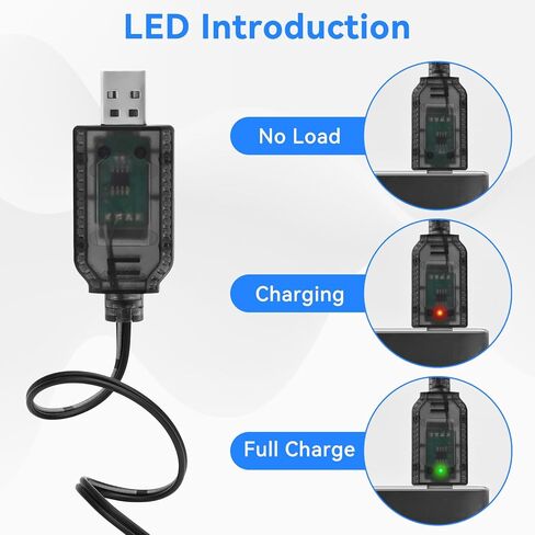 2Pcs 3.7V Battery Charger USB with JST SM-2P Plug Connector lipo Battery Charger 3.7v USB RC Stunt Car Boat Trucks Etc in Saudi Arabia