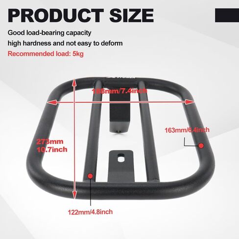 Xitomer Luggage Rack Fit for 2025 Scout Motorcycle Rear Rack Compatible with 2025 Sport Scout Sixty/Scout Bobber/Sport Scout Limited/Scout Sixty Bobber/Scout Classic Rear Carrier Cargo Rack in Saudi Arabia