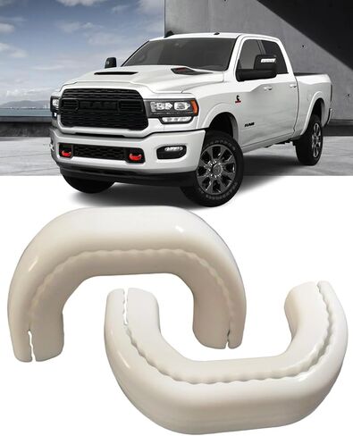 Front Tow Hooks Covers for RAM 2500/3500 2019-2026, Hitch Cover Customized Car Tow Hooks Compatible with RAM 2500/3500 Accessories 2019-2026 (White) in Saudi Arabia