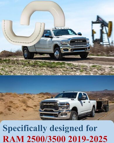 Front Tow Hooks Covers for RAM 2500/3500 2019-2026, Hitch Cover Customized Car Tow Hooks Compatible with RAM 2500/3500 Accessories 2019-2026 (White) in Saudi Arabia