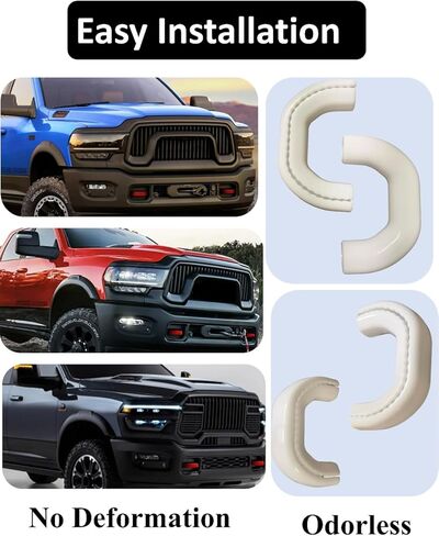 Front Tow Hooks Covers for RAM 2500/3500 2019-2026, Hitch Cover Customized Car Tow Hooks Compatible with RAM 2500/3500 Accessories 2019-2026 (White) in Saudi Arabia