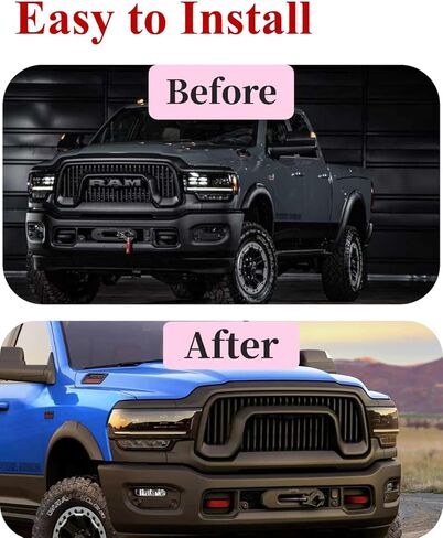 Front Tow Hooks Covers for RAM 2500/3500 2019-2026, Hitch Cover Customized Car Tow Hooks Compatible with RAM 2500/3500 Accessories 2019-2026 (White) in Saudi Arabia