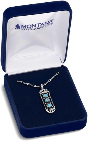 Montana Silversmiths Radiant Western Skies Turquoise Necklace - NC5721 in Saudi Arabia
