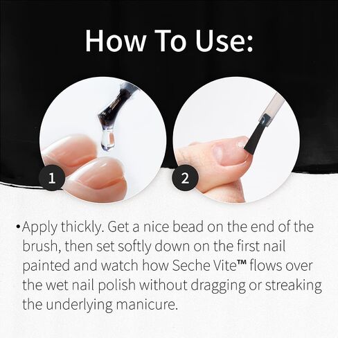 Seche Vive - Instant Gel Effect Top Coat - 14ml / 0.5oz by Seche Vive in Kuwait