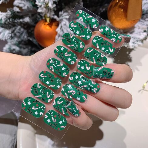 12 Sheets Halloween Nail Wraps Stickers, Nail Polish Strips DIY Self-Adhesive Full Glitter Nail Art Decals Pumpkin Bat Ghost Spider Skull Pattern with 2 Piece Nail Files for Party Decor (168 Pieces) in Kuwait
