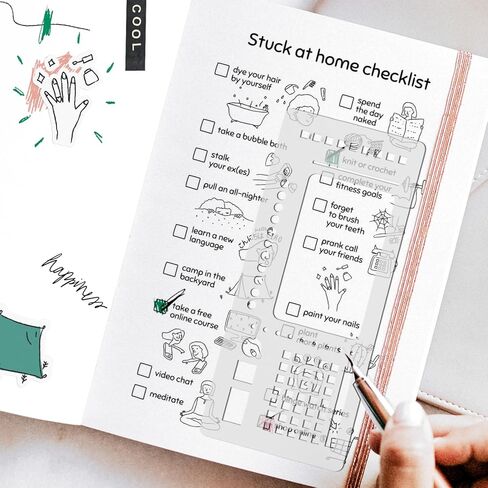 Flexible Planner Stencil, 3 Pack Reusable Templates for Dot Grid Journals, Calendar Stencils for Planners, Checklists and DIY Crafts in Saudi Arabia