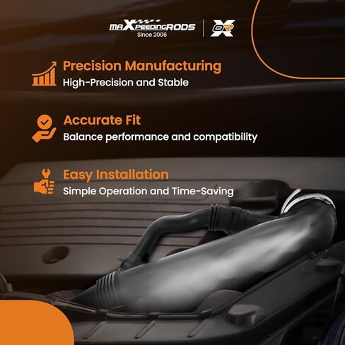 maxpeedingrods 2 قطعة مدخل هواء منفذ القناة لسيارات BMW X6 xDrive50i Sport Utility 4-Door 2015-2019، لسيارات BMW X5 xDrive50i Sport Utility 4-Door 2014-2018، يستبدل 13717638568، 13717638569 in Kuwait