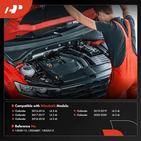قناة دخول هواء المحرك A-Premium متوافقة مع Mitsubishi Outlander 2016 2017 2018 2019 2020، 2.4L in Kuwait
