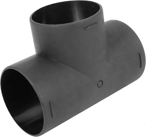 75mm Car Heater Warm 3 Way Air Ducting Pipe T Shape Outlet Connector Black Plastic Item Replacement in Saudi Arabia