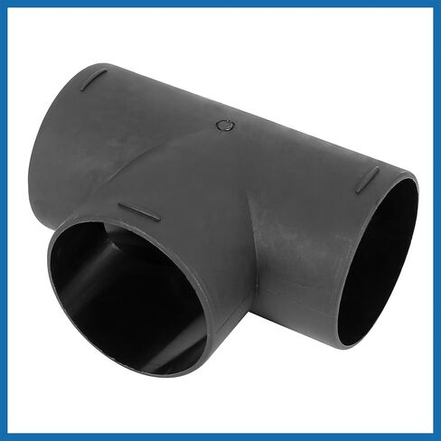 75mm Car Heater Warm 3 Way Air Ducting Pipe T Shape Outlet Connector Black Plastic Item Replacement in Saudi Arabia