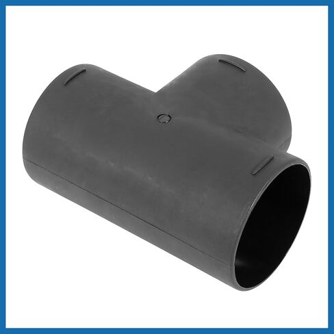 75mm Car Heater Warm 3 Way Air Ducting Pipe T Shape Outlet Connector Black Plastic Item Replacement in Saudi Arabia