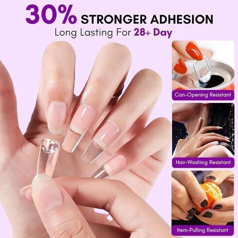 Makartt Nail Glue with Glue Remover Kit, Super Strong Nail Glue 7ML for Acrylic Nails Press On Nails,10ML Glue Off Fake Nails, Remover for Super Glue, Nail Polish Easy Application Nail Art Supplies in Saudi Arabia