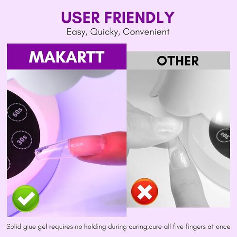 Makartt Nail Glue with Glue Remover Kit, Super Strong Nail Glue 7ML for Acrylic Nails Press On Nails,10ML Glue Off Fake Nails, Remover for Super Glue, Nail Polish Easy Application Nail Art Supplies in Saudi Arabia