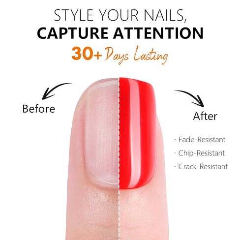 Makartt Nail Glue with Glue Remover Kit, Super Strong Nail Glue 7ML for Acrylic Nails Press On Nails,10ML Glue Off Fake Nails, Remover for Super Glue, Nail Polish Easy Application Nail Art Supplies in Kuwait