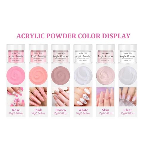 Acrylic Nail Kit,Acrylic Powder Set,Electric Nail Drill Set Polish Pen File Kit, Nail Lamp Manicure Dryer Lamp, Acrylic Nail 3D Art Manicure Supplies for beginners with everything in Kuwait