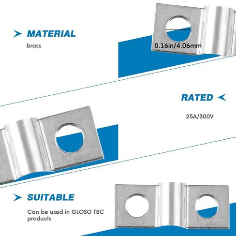 GLOSO Marine Terminal Blocks TBD Double Row Stainless 10-22 AWG Cu, 30A/600V- 1 Pack, 8 Poles in Kuwait