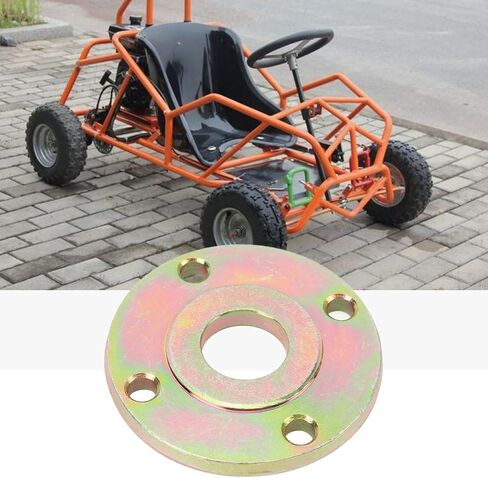 Heavy Duty Go Kart Axle Disc Brake Hub, 26mm Steel Alloy, 4 Stud Fixed Seat Adapter Plate, for Enhanced Brake Performance on 25-26mm Diameter Axles in Saudi Arabia