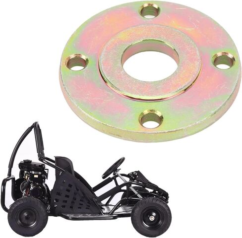 Heavy Duty Go Kart Axle Disc Brake Hub, 26mm Steel Alloy, 4 Stud Fixed Seat Adapter Plate, for Enhanced Brake Performance on 25-26mm Diameter Axles in Saudi Arabia