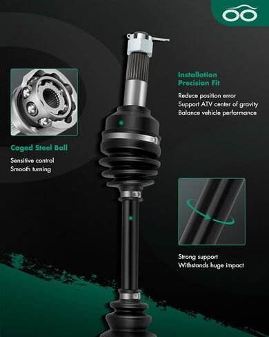 SCITOO Front CV Axle Shaft Assembly Fit 2014-2018 for Honda Rancher 420 ‎44220-HR3-W51 Left and Right in Saudi Arabia