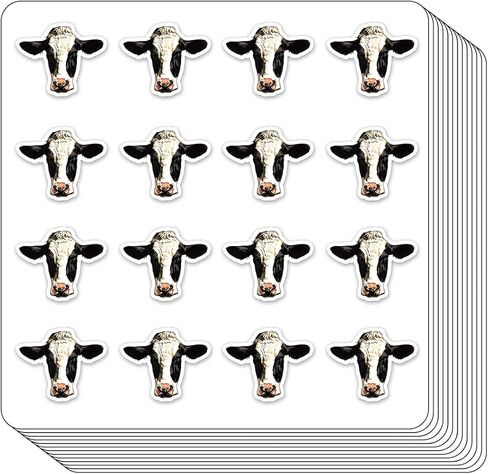 Cow Head Planner Stickers, 0.5in Monthly Scrapbooking Kids DIY Arts Crafting 208-Pack in Saudi Arabia