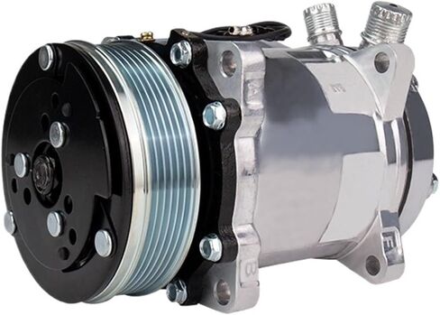 508 SD508 5H14 12V / 24V Serpentine Compressor 1/2/ 6/8 Groove V Belt Pulley Tractor Excavator Heavy Duty Truck AC(2A-12V) in Saudi Arabia
