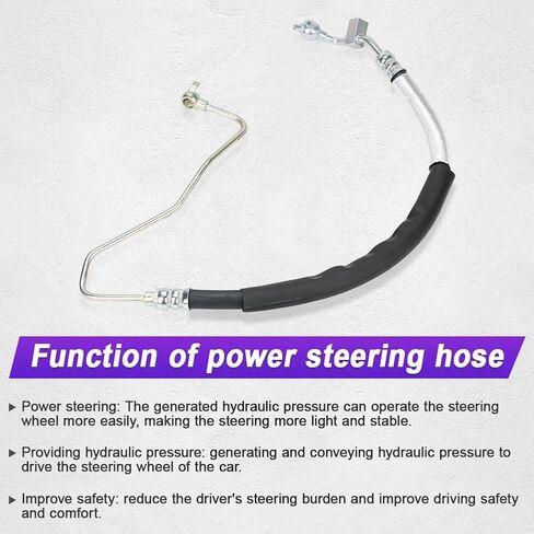 Power Steering High Pressure Hose Compatible with Nissan Maxima 3.5L V6 2009 2010 2011 2012 2013 2014, Compatible with Nissan Altima 3.5L V6 2008 to 2012, Replacement for 497209N00A, 3403716 in Saudi Arabia