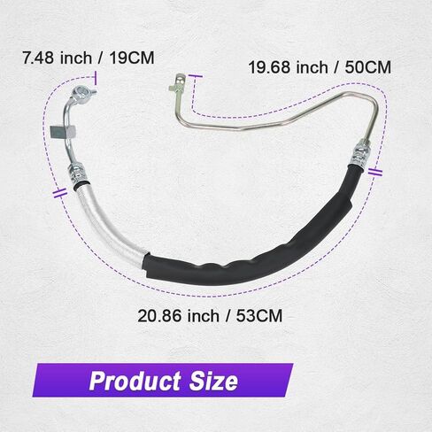 Power Steering High Pressure Hose Compatible with Nissan Maxima 3.5L V6 2009 2010 2011 2012 2013 2014, Compatible with Nissan Altima 3.5L V6 2008 to 2012, Replacement for 497209N00A, 3403716 in Saudi Arabia