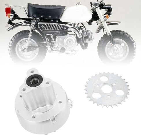 Acouto Replacement for Monkey Bike Z50 Z50R Z50A Z50J Z50JZ Z50GZ Rear Wheel Brake Hub Aluminum Alloy with 420 29T Chain Sprocket for Efficient Control in Saudi Arabia