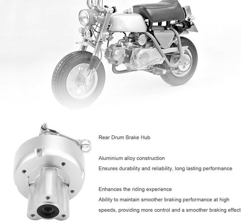 Acouto Replacement for Monkey Bike Z50 Z50R Z50A Z50J Z50JZ Z50GZ Rear Wheel Brake Hub Aluminum Alloy with 420 29T Chain Sprocket for Efficient Control in Saudi Arabia
