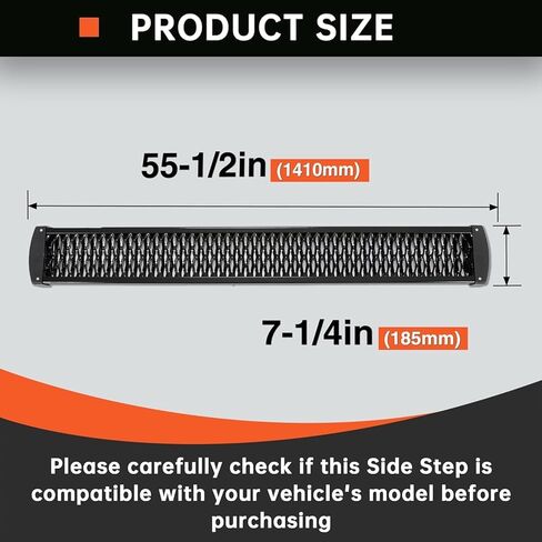 Kojem Side Step متوافق مع 2015-2025 Ford Transit 150/250/350 قبضة خطوة الباب المنزلق مجموعة لوحة الجري Cargo Van Step الفولاذ المطلي بمسحوق أسود - جانب الركاب in Saudi Arabia
