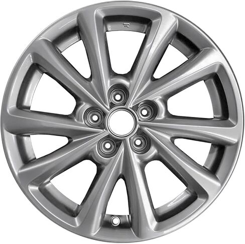 10-Spoke Painted Medium Charcoal Metallic 17x7 Alloy Wheel - Factory Replacement | 17" x 7" Alloy Rim | 5x114.3mm Bolt Pattern | 45mm Offset | Compatible with 2022-2023 Mazda CX-5 in Saudi Arabia