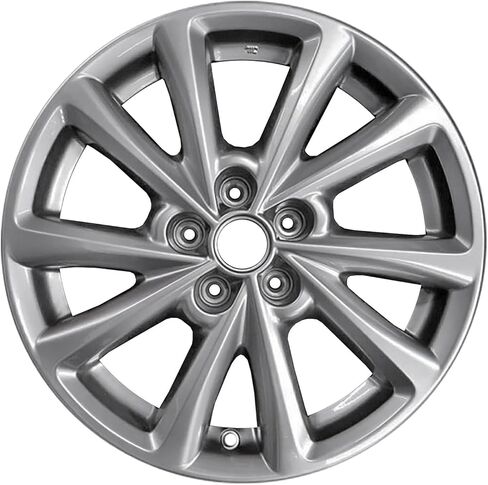 10-Spoke Painted Medium Charcoal Metallic 17x7 Alloy Wheel - Factory Replacement | 17" x 7" Alloy Rim | 5x114.3mm Bolt Pattern | 45mm Offset | Compatible with 2022-2023 Mazda CX-5 in Saudi Arabia
