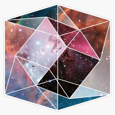 MAGNET Tesseract Magnetic Vinyl Sticker Decal Magnet 5" in Saudi Arabia