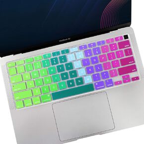 Allinside Blue and Pink Ombre Keyboard Cover Skin for MacBook Pro 13" 15" 17" (2015 or Older Version), MacBook Air 13" A1369/A1466, Older iMac Wireless Keyboard MC184LL/B in Kuwait