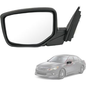 مرآة باب بديلة لجانب الركاب الأيمن لسيارة Honda Accord سيدان 2008-2012، استبدل HO1321230 أسود 3 دبابيس in Kuwait