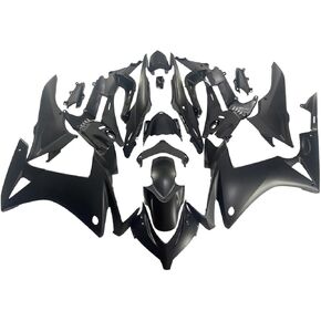 ABS حقن كامل Fairing Kit مناسب لهوندا CBR500R 2013 2014 2015 CBR 500R 13 14 15 دراجة نارية رياضية هيكل من البلاستيك هيكل الجسم مجموعة القلنسة - رمادي أسود in Kuwait