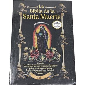 La Biblia de la Santa Muerte (libro) غلاف ورقي الكتاب المقدس للموت المقدس باللغة الإسبانية in Kuwait