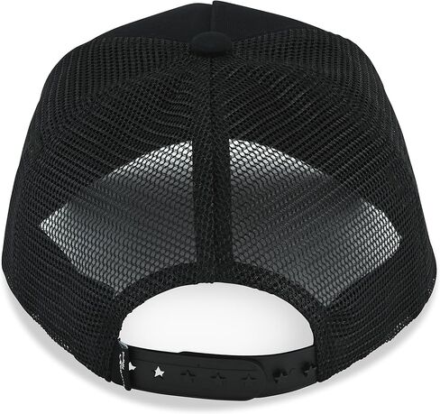VINTAGE HAVANA Black Trucker Hats Women | Mesh Adjustable Snapback Hat | Men & Women Trendy Fashion Baseball Cap in Saudi Arabia