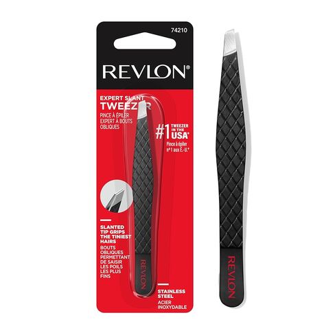Expert Eyebrow Hair Removal Tweezer by Revlon, Tweezers for Men, Women & Kids, Stainless Steel in Kuwait
