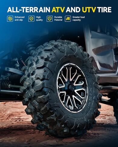 PHILTOP 19x7-8 ATV UTV Tires, 4-Ply Super Mud 19x7-8 ATV All-Terrain Tires for Riding Mowers, Golf Carts, Off-Road,1 Pcs,Tubeless (Z-129) in Saudi Arabia