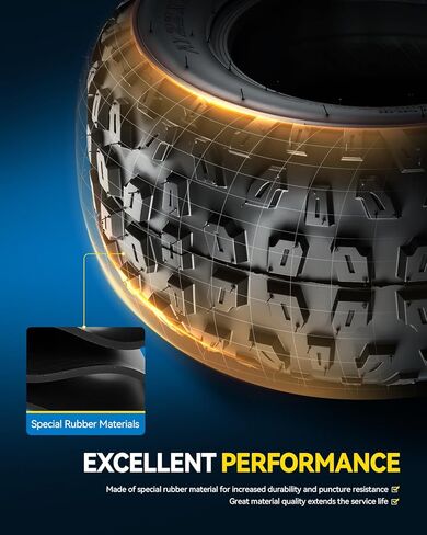 PHILTOP 19x7-8 ATV UTV Tires, 4-Ply Super Mud 19x7-8 ATV All-Terrain Tires for Riding Mowers, Golf Carts, Off-Road,1 Pcs,Tubeless (Z-129) in Saudi Arabia