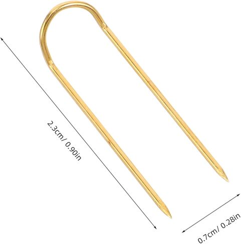 NUOBESTY 100pcs Double Pointed Blocking Pins for DIY Sewing Jewelry Decor and Creative Projects Durable Design in Saudi Arabia