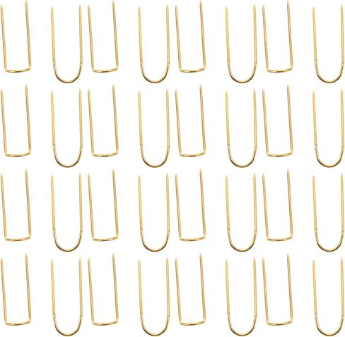 jojofuny 100Pcs Durable Fork Needles for Sewing Quilting DIY Projects for Home Decor and Upholstery Golden Color Design in Saudi Arabia
