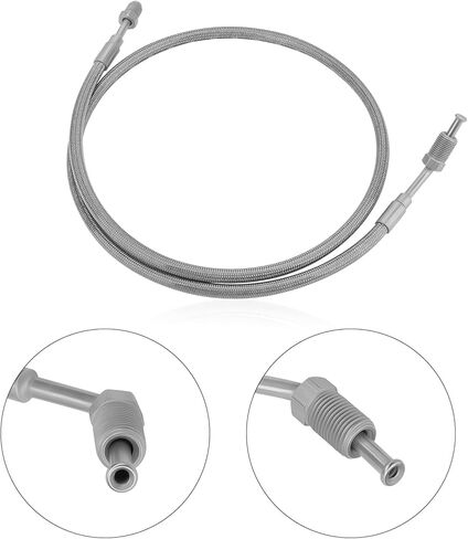 JAVIK Front Brake Calipers & Hose Lines Fit for Polaris Ranger 500 4x4 Ranger 425 2x4 2001-2004 Ranger 500 6x6 Ranger T-M 650,OEM#1910484 1910485 1910640 1910641 in Saudi Arabia