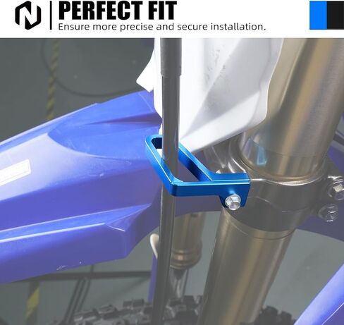 NICECNC Front Brake Cable Clamp 5XE-23389-00-00, 1SS-23389-00-00 Compatible with Yamaha YZ125/250 2004-2020 YZ250F/450F 2004-2009 YZ250X 2016-2020 YZ125X 2020,Dirt Bike CNC Machined Anodized in Saudi Arabia